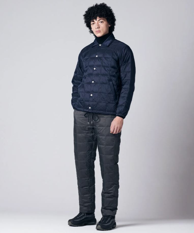 TAION - Basic Down Coach Jacket (Navy)