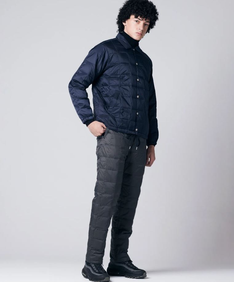 TAION - Basic Down Coach Jacket (Navy)