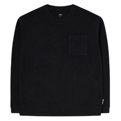 Edwin - Waffle Dizzy II T-Shirt LS (Black)