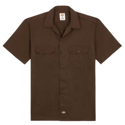 Dickies - Short Sleeve Work Shirt (Dark Brown)