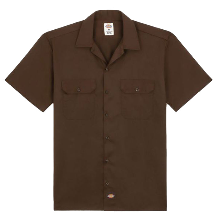Dickies - Short Sleeve Work Shirt (Dark Brown)