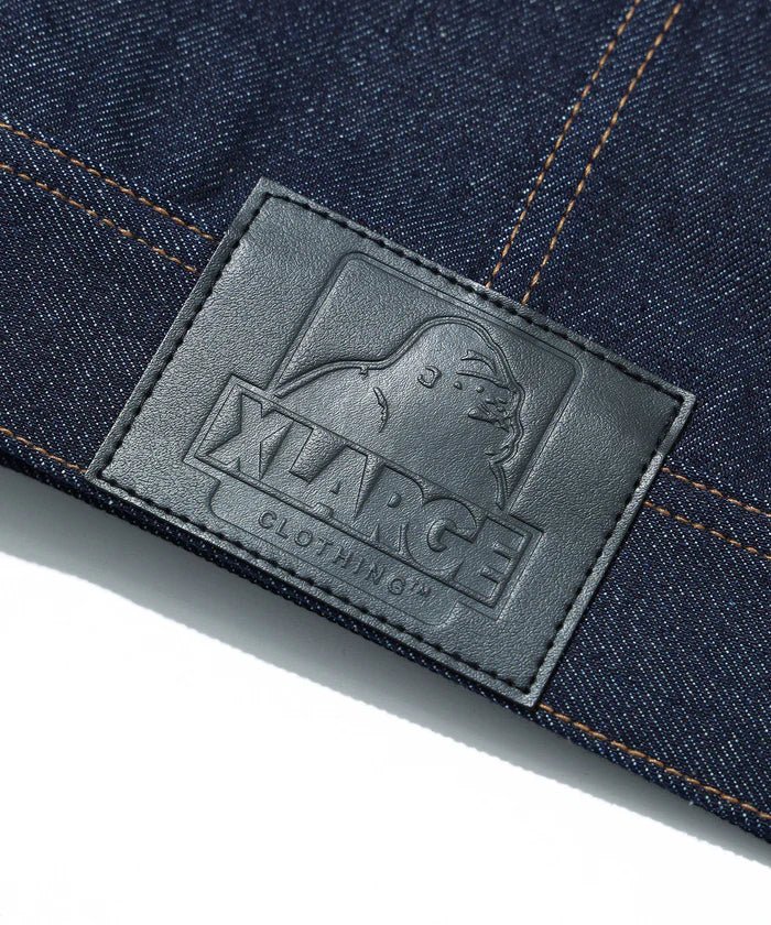 Xlarge - Label Denim Jacket (Indigo)