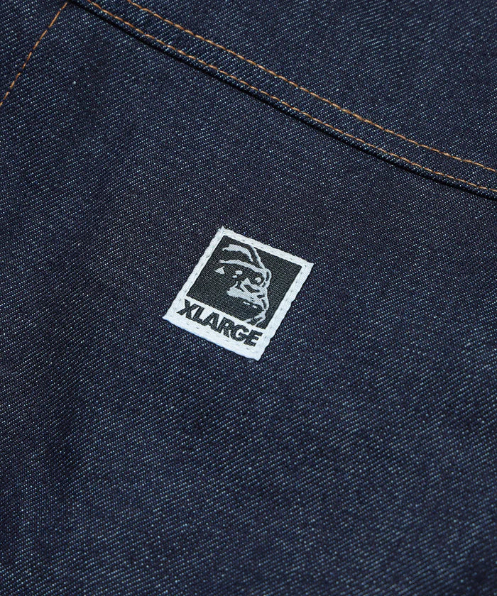 Xlarge - Label Denim Jacket (Indigo)