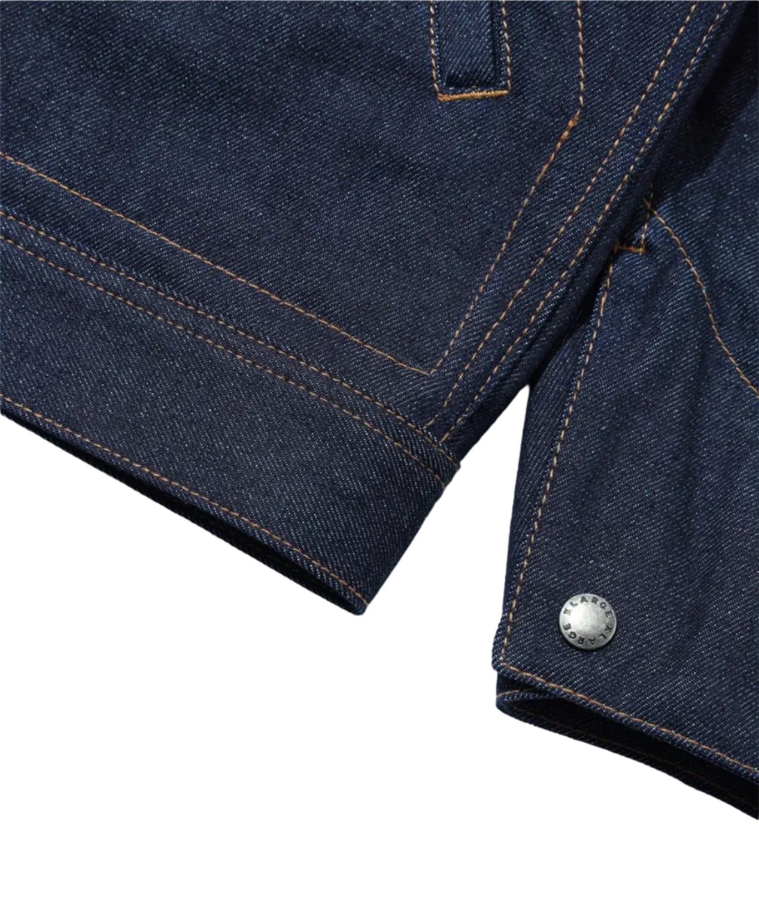 Xlarge - Label Denim Jacket (Indigo)