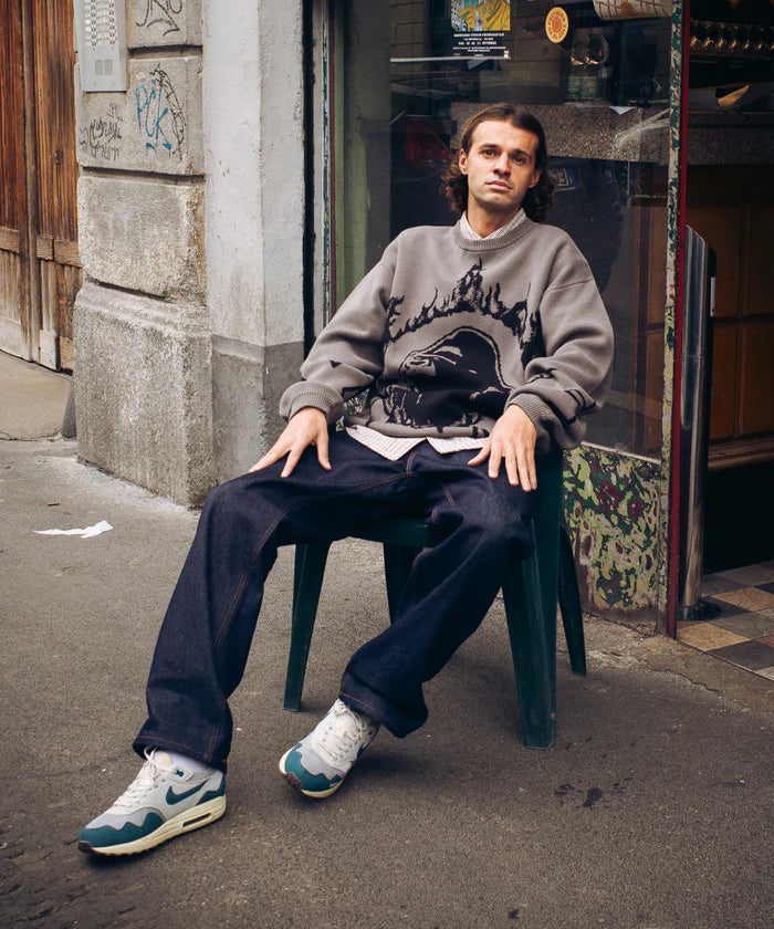 Xlarge - Ring Of Fire Knit (Charcoal)