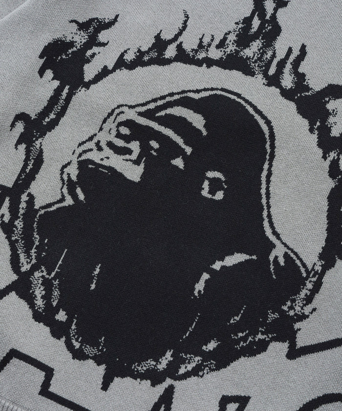 Xlarge - Ring Of Fire Knit (Charcoal)