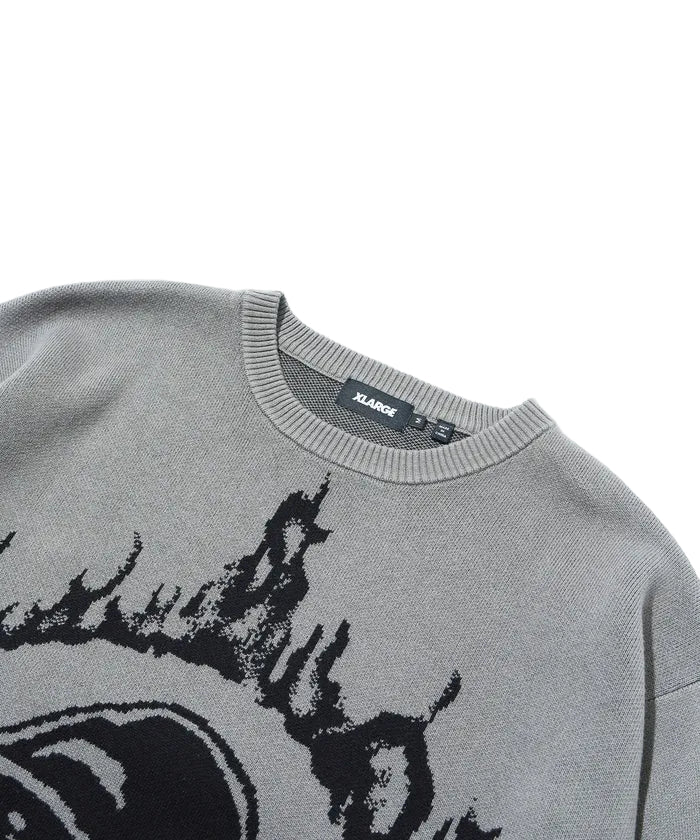 Xlarge - Ring Of Fire Knit (Charcoal)