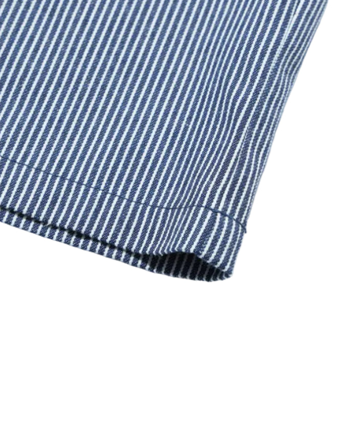 Xlarge - Striped Camp Shirt (Navy)