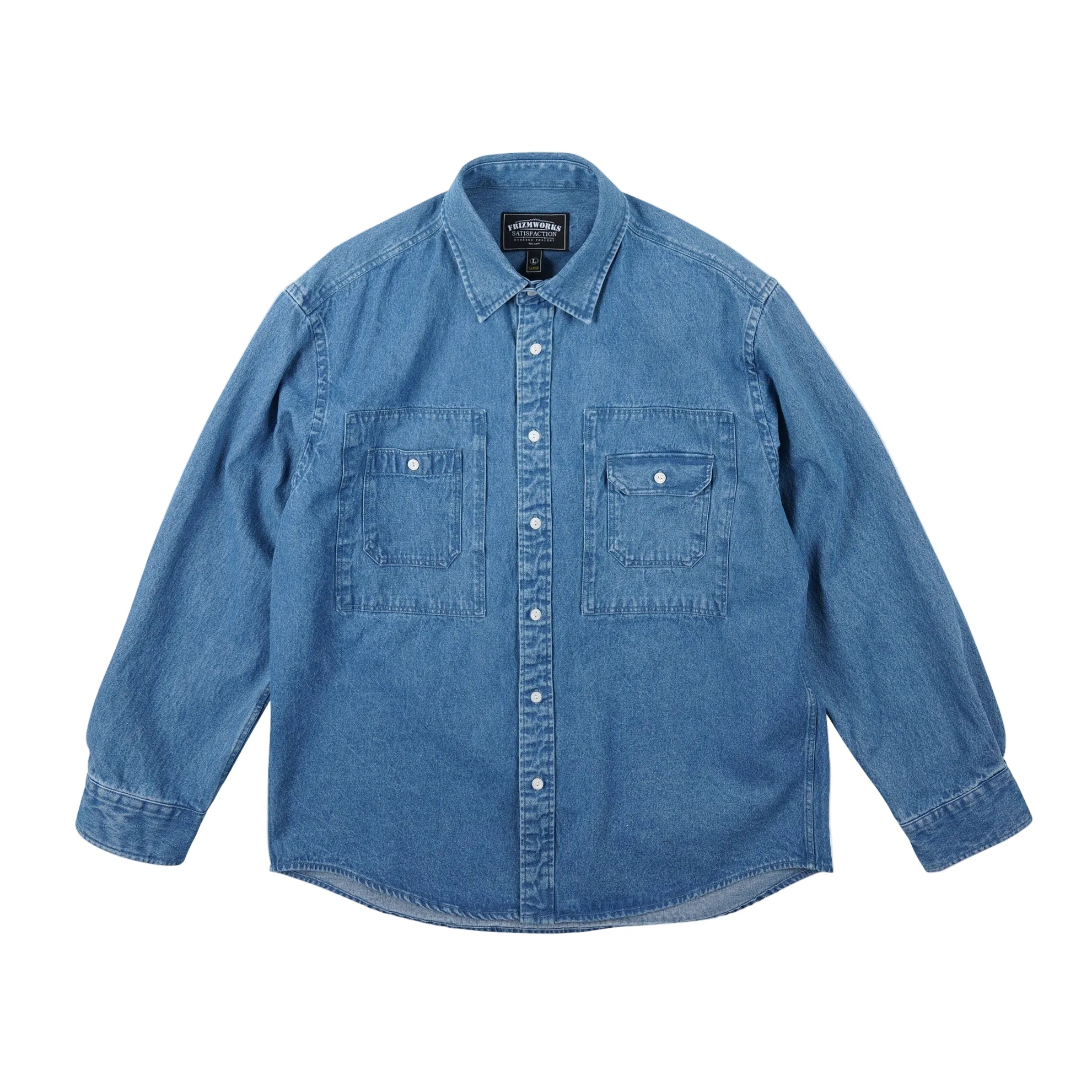 FrizmWorks - Bleached Denim Utility Shirt