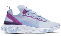 Nike - W' React Element 55 (Football Grey/Psychic Blue)