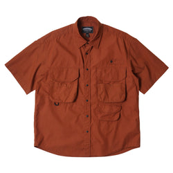 FrizmWORKS - CN Ripstop Fishing Half Shirt (Brick)