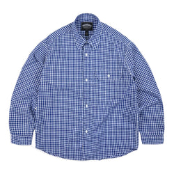 FrizmWORKS - Ease Gingham Check Shirt (Blue)