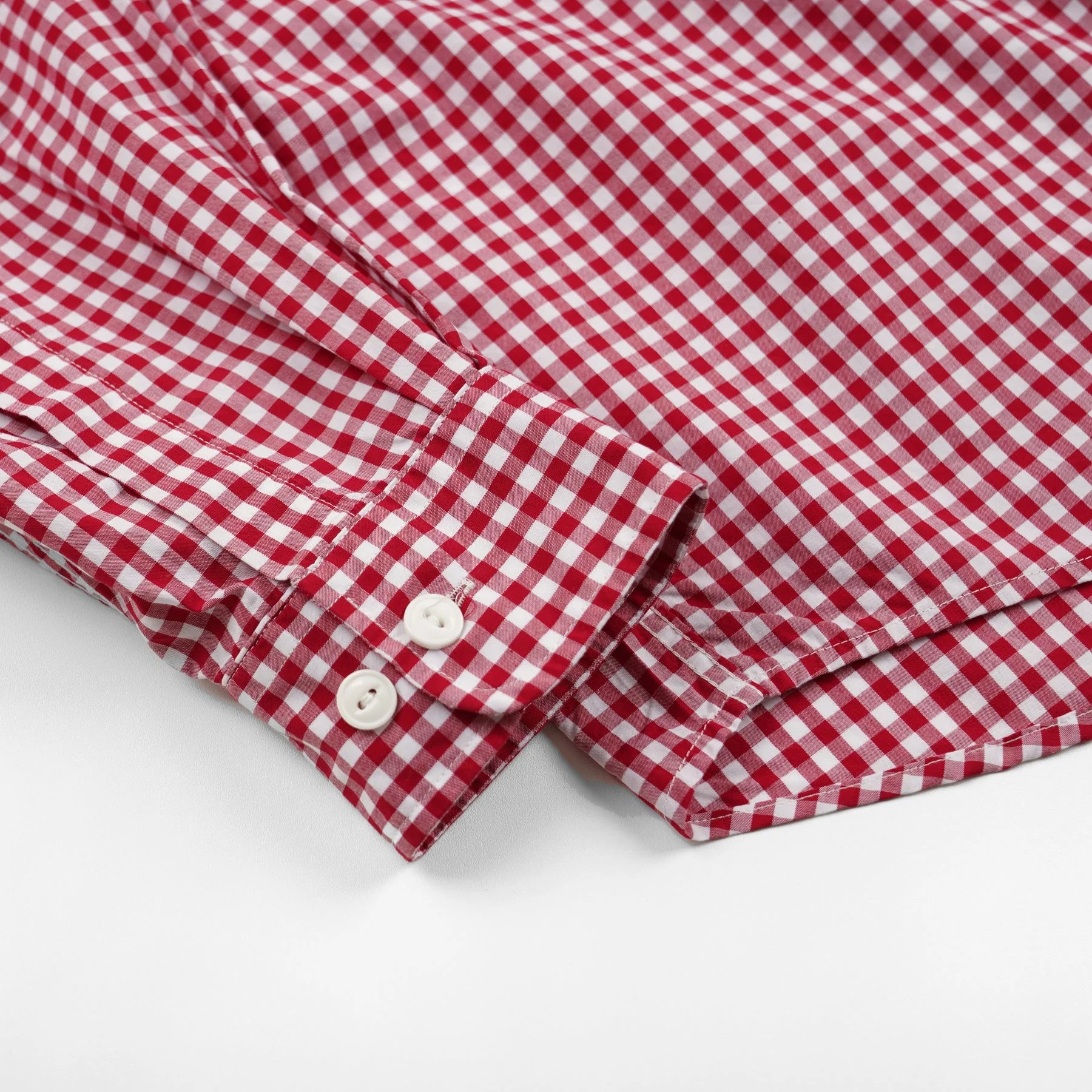 FrizmWORKS - Ease Gingham Check Shirt (Red)