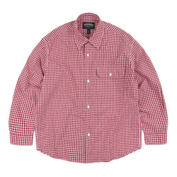 FrizmWORKS - Ease Gingham Check Shirt (Red)