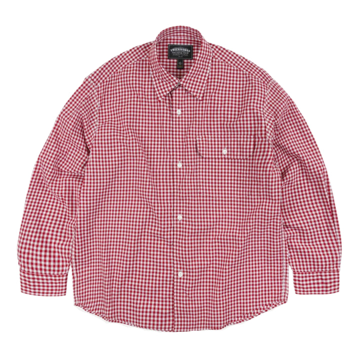 FrizmWORKS - Ease Gingham Check Shirt (Red)