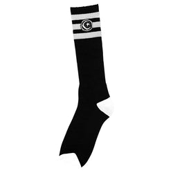 Foundation - 3 Stripe Tall Sock (Black)
