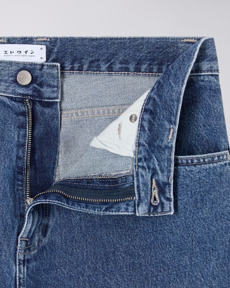 Edwin - Matrix Pant (Blue, Mid Marble Wash)