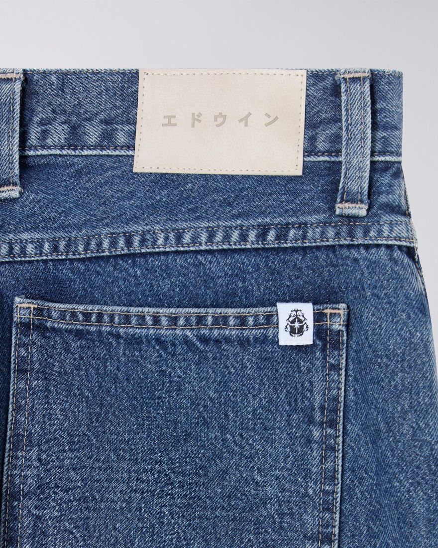 Edwin - Matrix Pant (Blue, Mid Marble Wash)