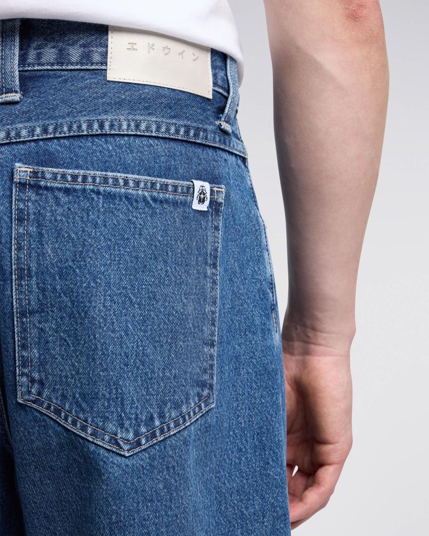 Edwin - Matrix Pant (Blue, Mid Marble Wash)