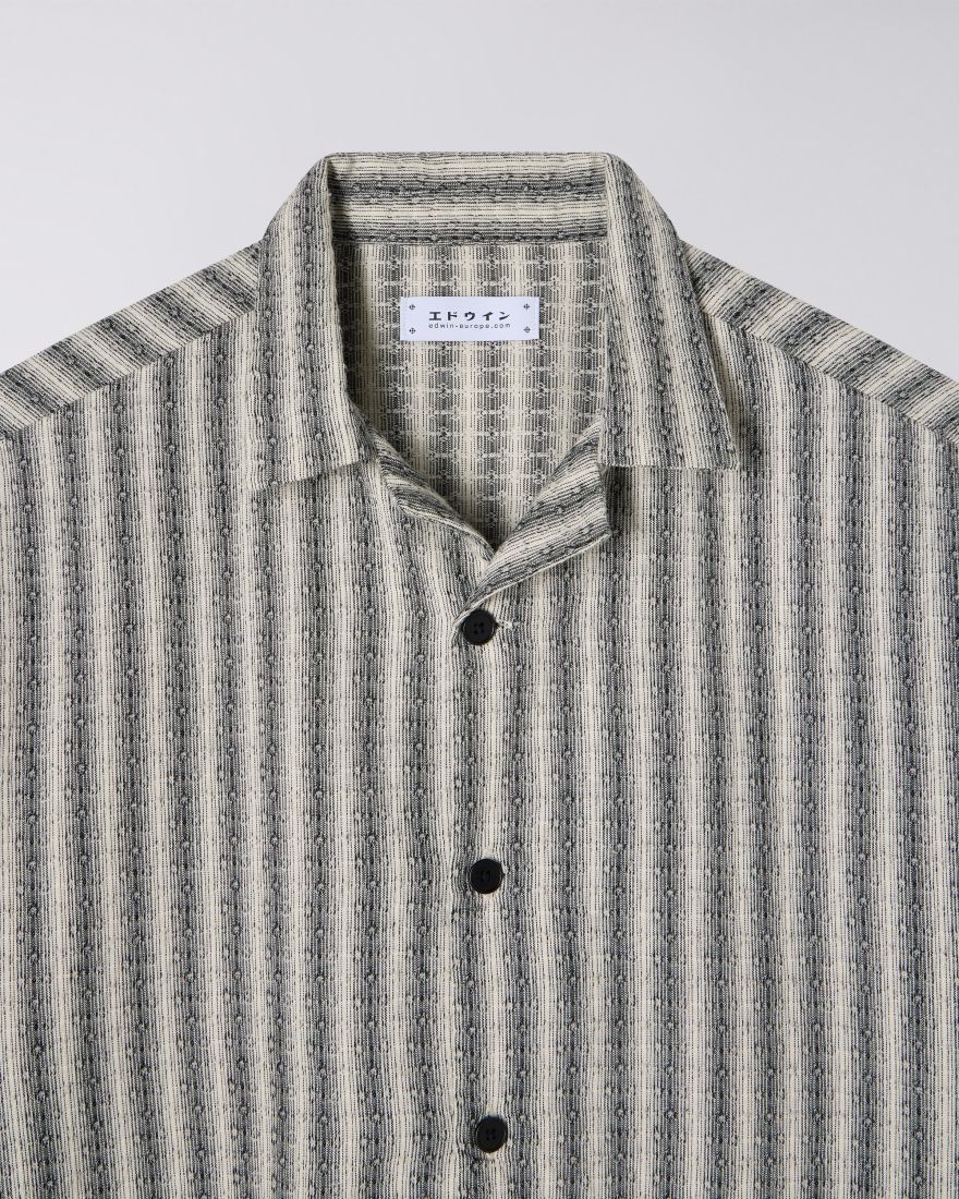 Edwin - Saga Shirt SS (Black/White)