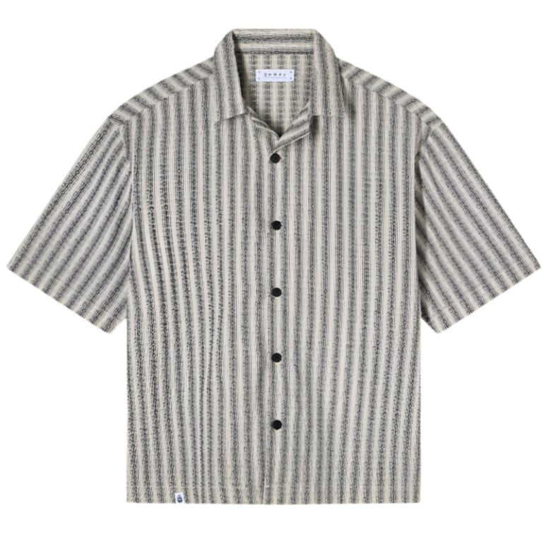 Edwin - Saga Shirt SS (Black/White)