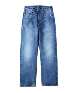 Japan Blue Jeans - 14.8oz US Cotton Loose Selvedge Jeans (Mid Indigo)