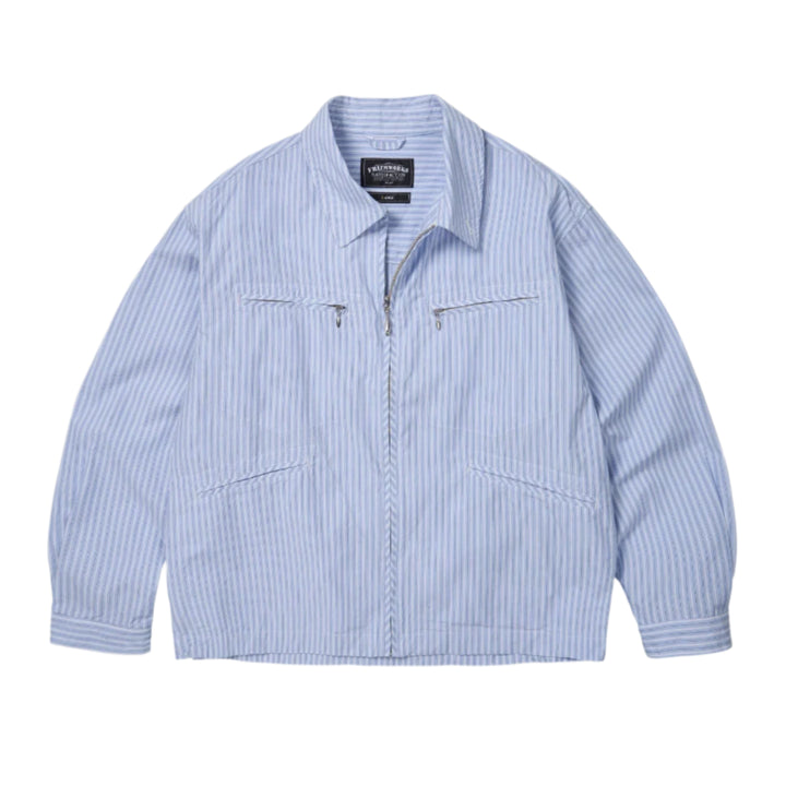 FrizmWORKS - JW Linen Swing Top (Blue Stripe)