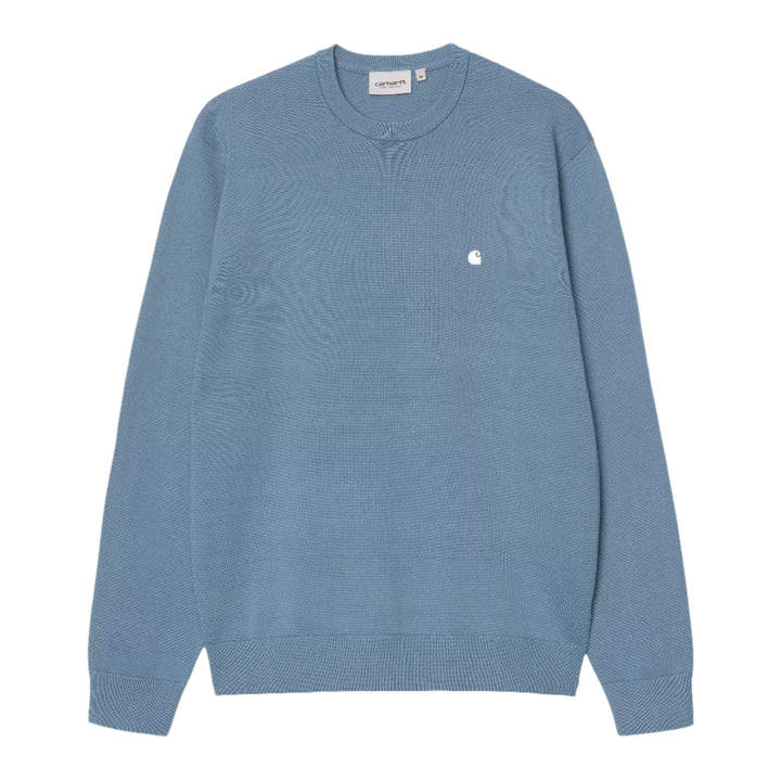 Carhartt WIP - Madison Sweater (Icy Water/White)