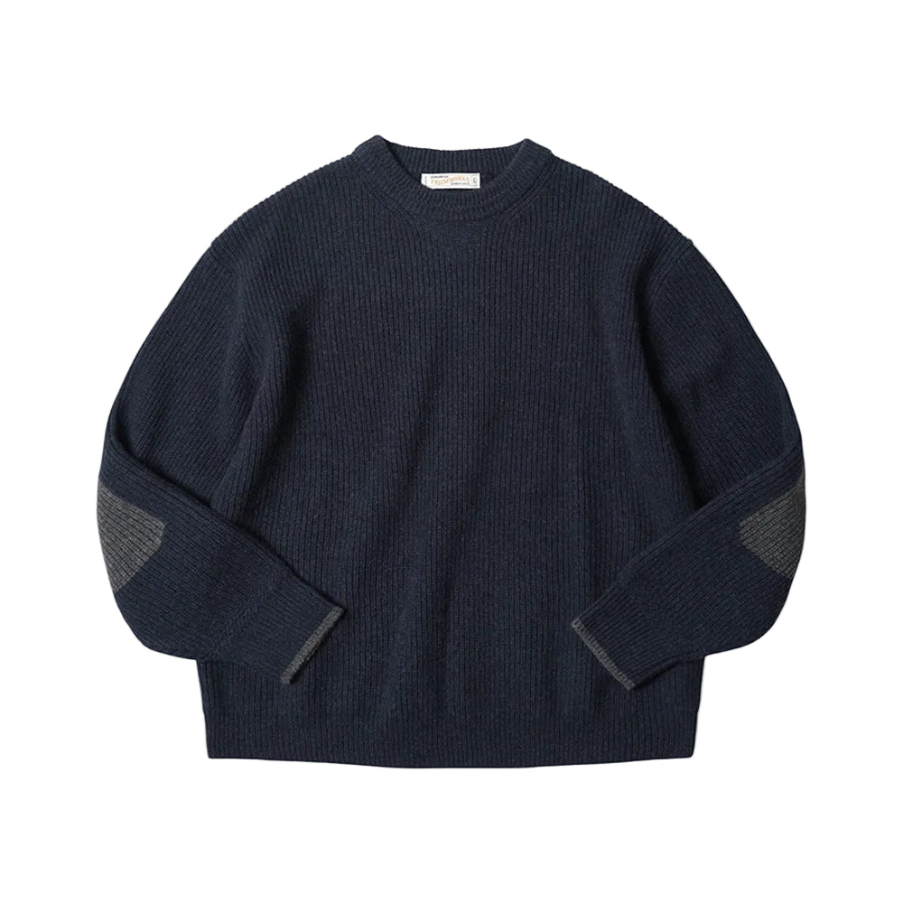 FrizmWorks - Patch Round Pullover Knit Navy