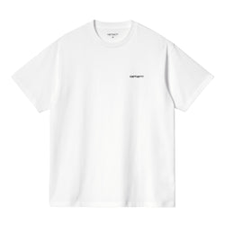 Carhartt WIP - S/S Script Embroidery T-Shirt (White/Black)