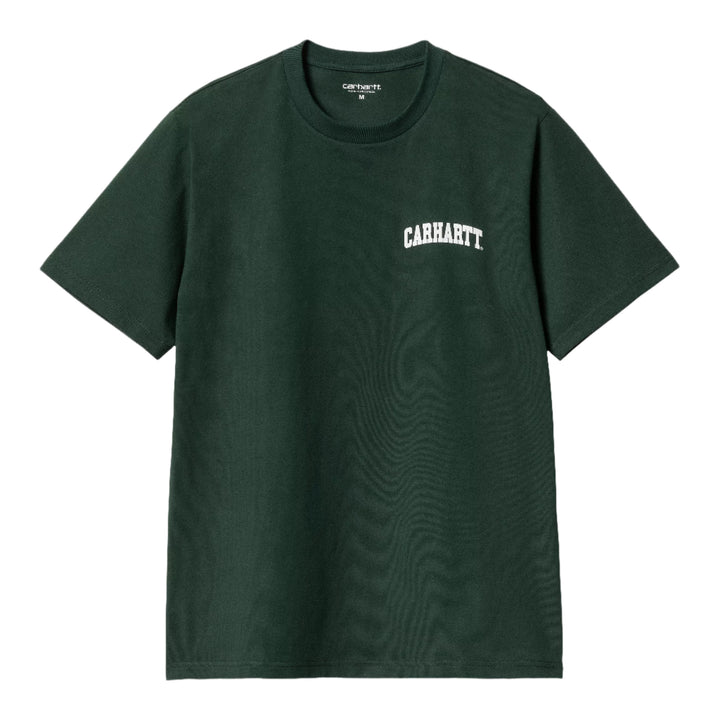 Carhartt WIP - S/S University Script T-Shirt (Conifer/White)