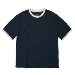FrizmWORKS - Terry Ringer Half T-Shirt (Navy)