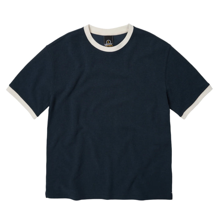 FrizmWORKS - Terry Ringer Half T-Shirt (Navy)