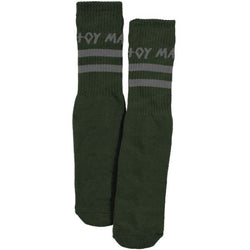 Toy Machine - Tape Stripes Sock (Forest)