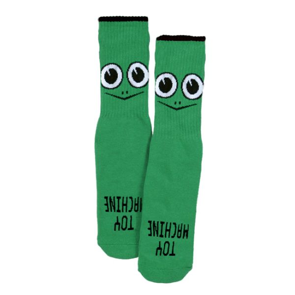 Toy Machine - Turtle Face Youth Sock (Green)