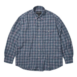 FrizmWORKS - Uneven Check Shirt (Blue)