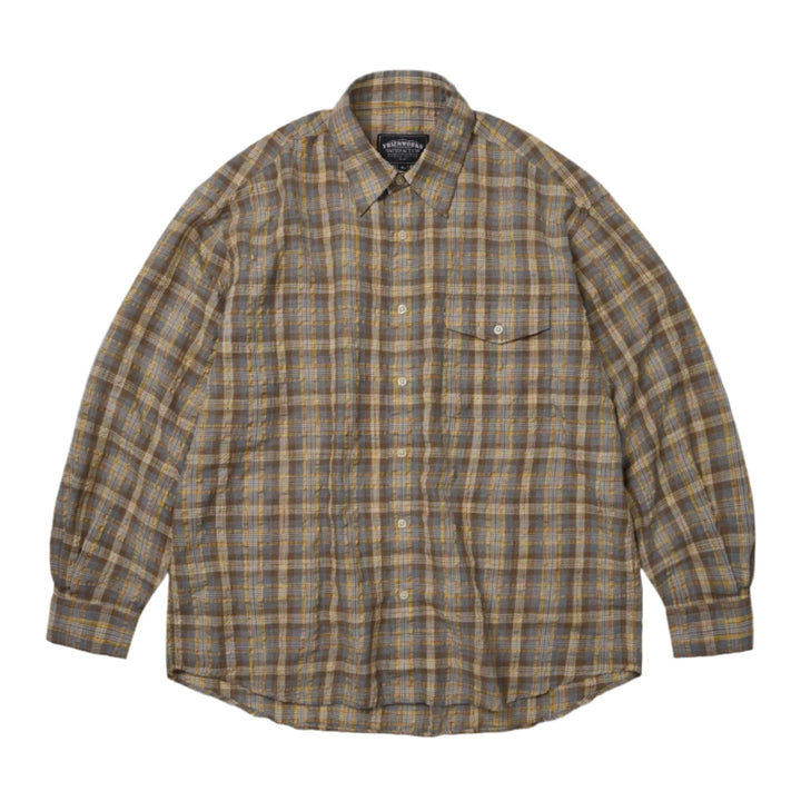 FrizmWORKS - Uneven Check Shirt (Yellow)