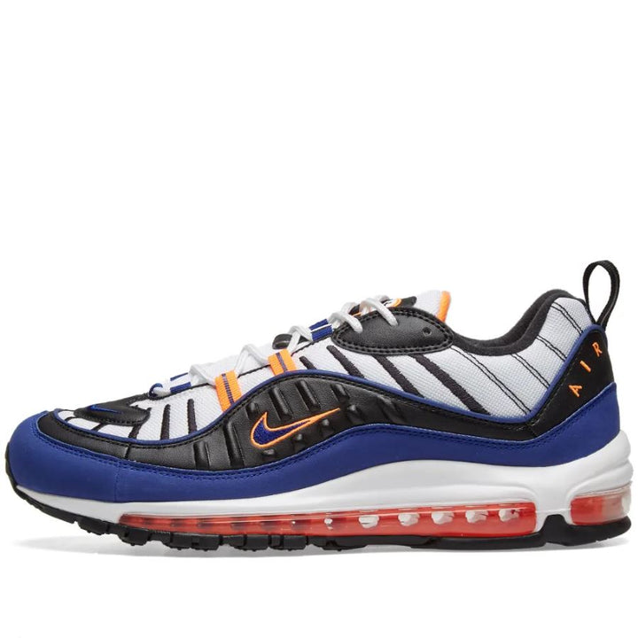 Nike - Air Max 98 (White/Blue/Orange & Black)