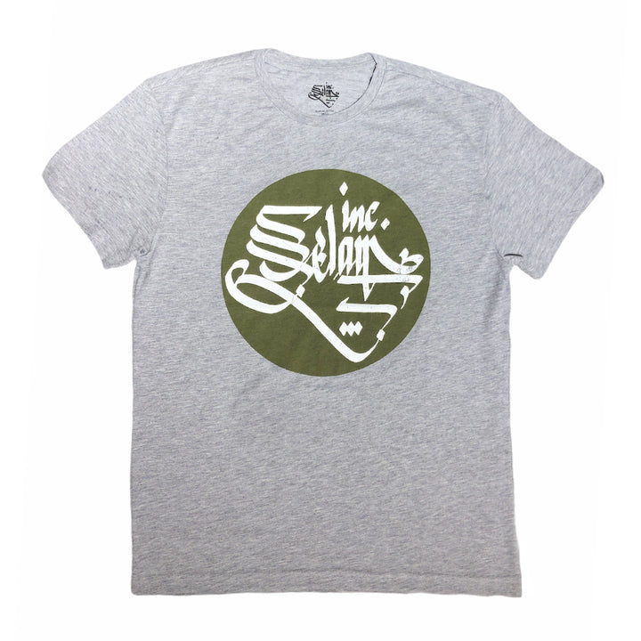 Selam Inc. Basic T-Shirt (Grey/Green)