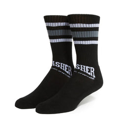 HUF x Thrasher - Center Field Sock (Black)