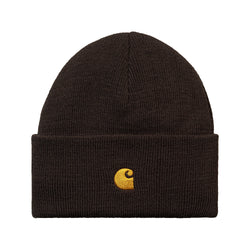 Carhartt WIP - Chase Beanie (Dark Umber/Gold)