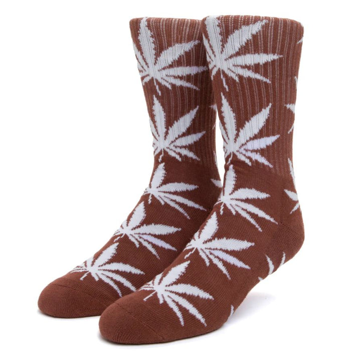 HUF - Plantlife Crew Sock (Brown/White)