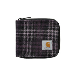 Carhartt WIP - Flint Zip Wallet (Wiley Check/Dark Plum)