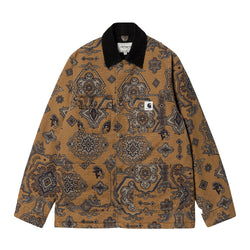 Carhartt WIP - W' Irving Coat (Hamilton Brown Multi Verse/Black Heavy Stone Wash)