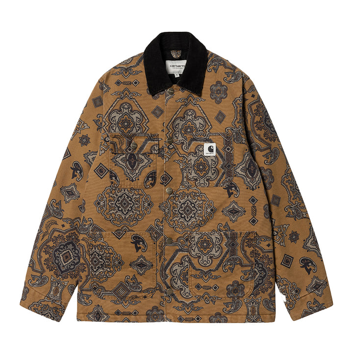 Carhartt WIP - W' Irving Coat (Hamilton Brown Multi Verse/Black Heavy Stone Wash)