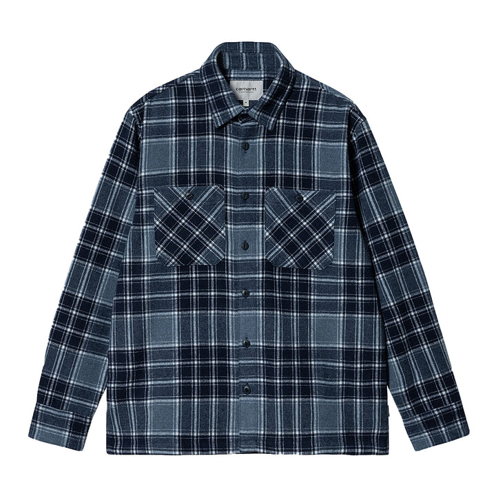 Carhartt WIP - L/S Jared Shirt (Jared Check/Storm Blue)