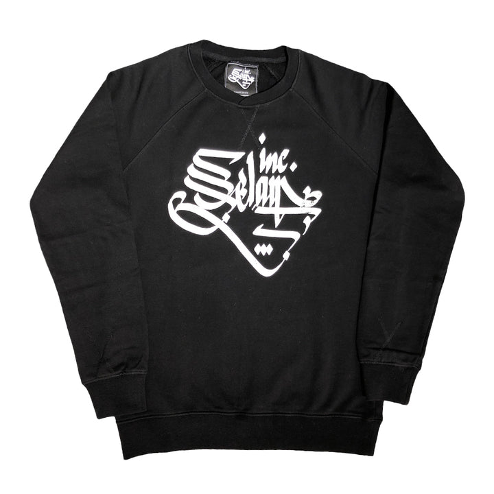 Selam Inc. - OG Raglan Crewneck Sweater (Black/White)