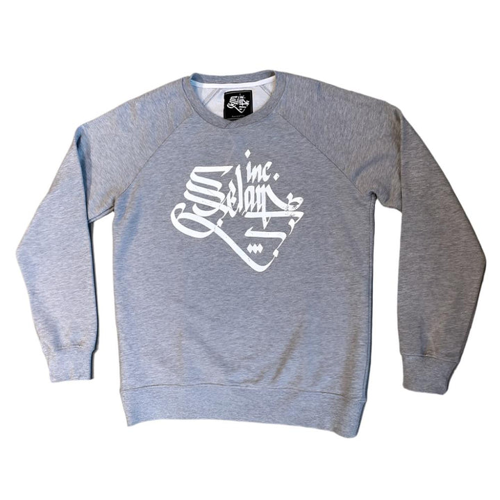 Selam Inc. - OG Raglan Crewneck Sweater (Heather Grey)