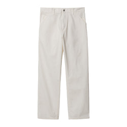 Carhartt WIP - Single Knee Pant (Off-White Rinsed)