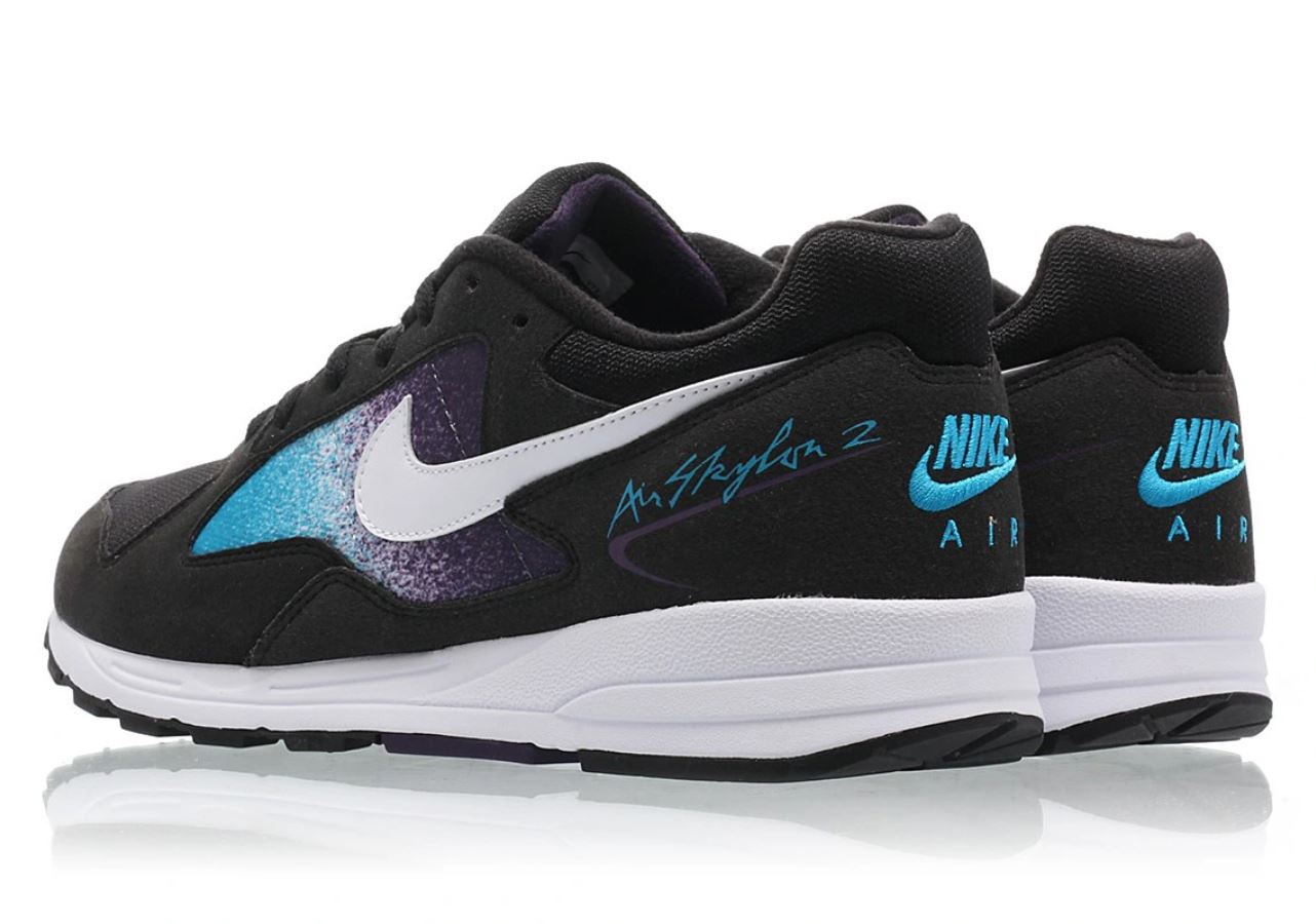 Nike - Air Skylon 2 (Black/White/Blue Lagoon & Grand Purple)